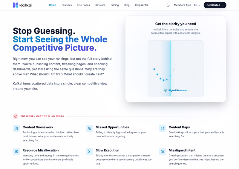 Higlighting user pain points on the new site