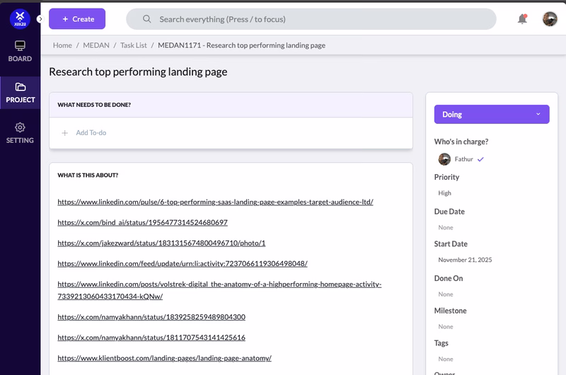 High-converting landing page structure research